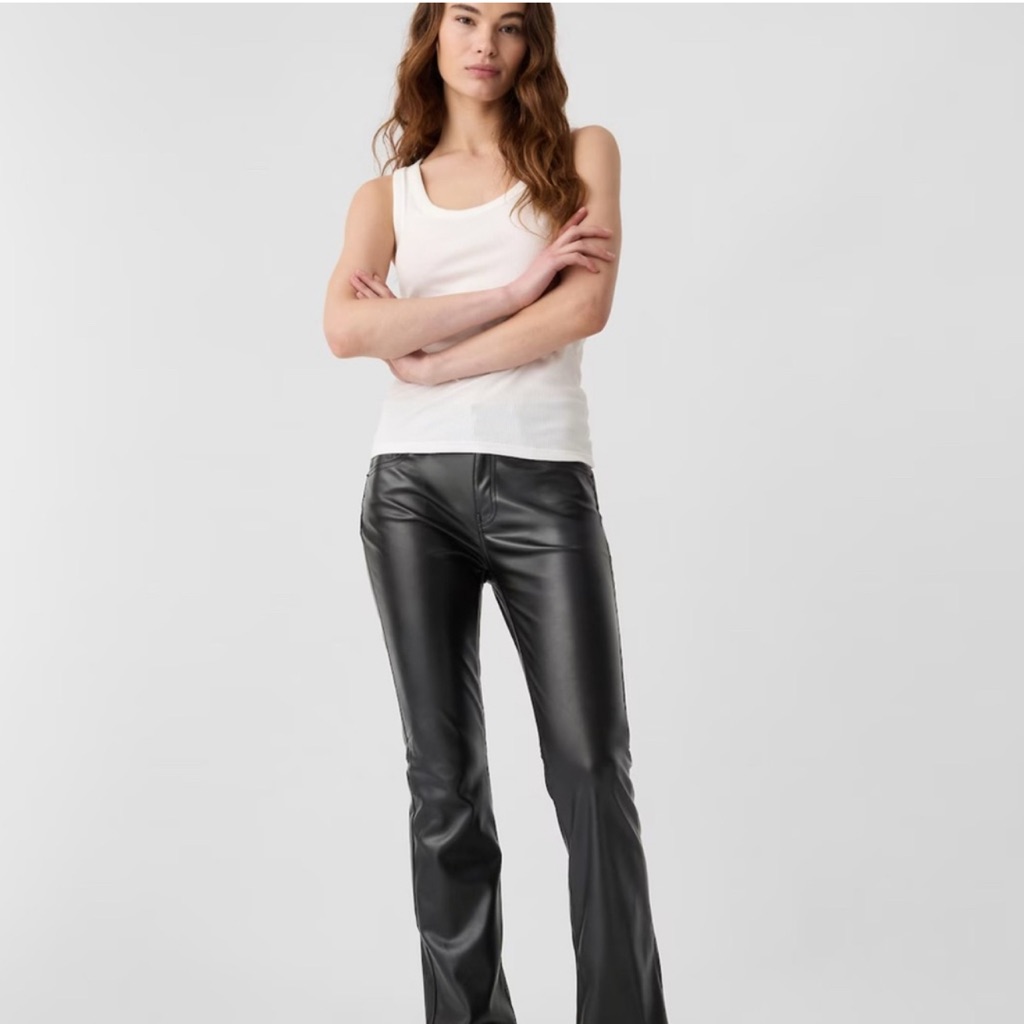 Vegan Leather Baby Boot Gap Pants